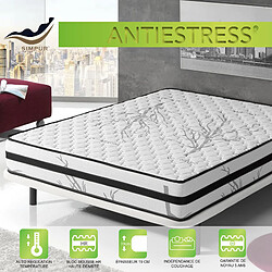 Simpur Matelas Mousse 140x190 cm Moelleux