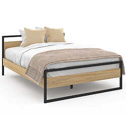 Idmarket Lit double DETROIT 140x190 cm