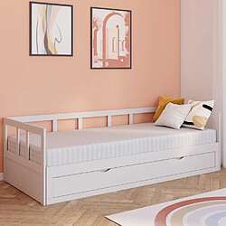 Idmarket Lit gigogne 90/x190 + tiroir
