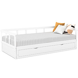 Idmarket Lit gigogne 90/x190 + tiroir
