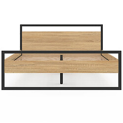 Avis Idmarket Lit double DETROIT 140x190 cm