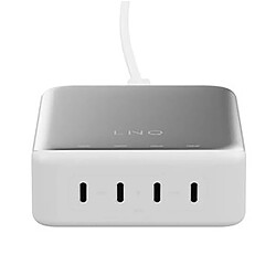 LinQ Chargeur GaN2 240W 4x USB-C pour Appareils USB-C Compatibles Blanc