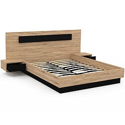 Acheter Idmarket Lit double SANTA 140 x 190 cm