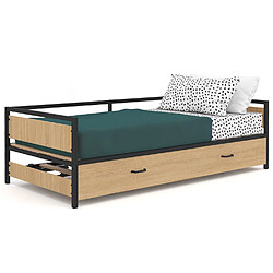 Idmarket Lit gigogne DETROIT banquette