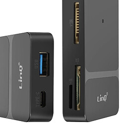 LinQ Hub USB C + Lightning Multiport