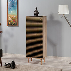 Avis Concept Usine Meuble à chaussures en bois - 8 rangements LOYA