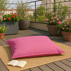 Avis Concept Usine Pouf rectangulaire d'extérieur XXL 180x140cm rose MOKU