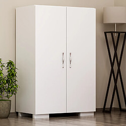 Concept Usine TIA - Meuble à chaussures - 4 rangements - blanc