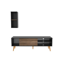 Decorotika Rans Meuble TV - Noir et Alina