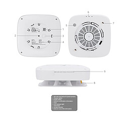 Ajax Systems Détecteur d'incendie sans fil - FIREPROTECT2RB - Fireprotect 2 - AJAX pas cher