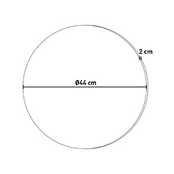 Designobject Horloge murale Mondrian - Blanc pas cher