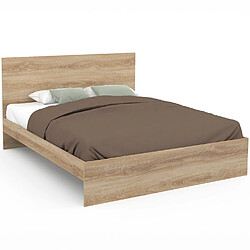 Idmarket Lit double OMAHA 160x200 cm