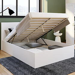 Idmarket Lit coffre SEASIDE 140x190 cm