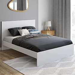 Idmarket Lit double OMAHA 140x190 cm