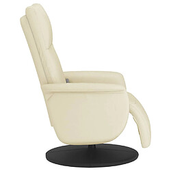 Acheter vidaXL Fauteuil inclinable de massage - Crème