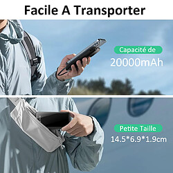 Acheter SANAG Batterie Externe 20000mAh 4 Câbles Intégrés 6 Sorties 3 Entrées Affichage LED Lampe