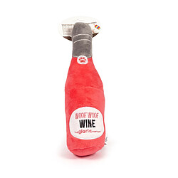 Gloria Jouet chien Woof Woof Wine Rose