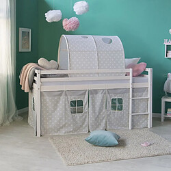 Lit Simple Blanc 90x200 En Hauteur Avec Echelle Rideau Et Tour Pirate Et Toboggan 87989651 Lit Simple Blanc 90x200 En Hauteur Avec Echelle Rideau Et Tour Pirate Et Toboggan 87989651