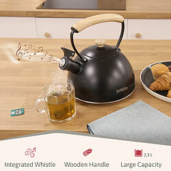 Acheter Briebe Set petit-déjeuner grille-pain et bouilloire - Noir mat
