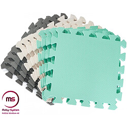 Avis Moby System Tapis de Puzzle Bébé 120x90 Vert
