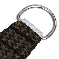 Acheter Helloshop26 Voile d'ombrage 160 g/m² marron 7 x 7 m pehd 02_0009180