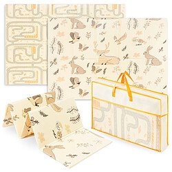 Moby System Tapis D'éveil Bois 180x120 Réversible