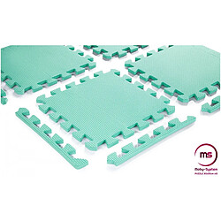 Moby System Tapis de Puzzle Bébé 120x90 Vert pas cher