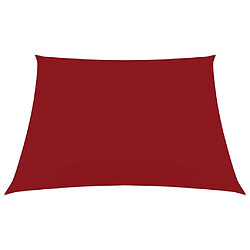 Helloshop26 Voile toile d'ombrage parasol tissu oxford carré 4,5 x 4,5 m rouge 02_0009499