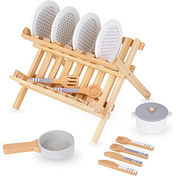 Mamabrum Dinette Égouttoir Cuisine Enfant - Accessoires Bois