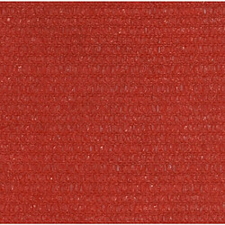 Helloshop26 Voile d'ombrage 160 g/m² rouge 7 x 7 m PEHD 02_0009293