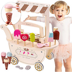 Marchande Glace Bois sur Roues - Mamabrum