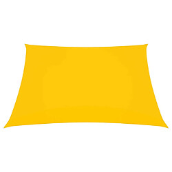 Helloshop26 Voile toile d'ombrage parasol tissu oxford carré 4,5 x 4,5 m jaune 02_0009496
