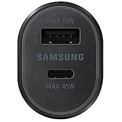 Acheter Samsung Chargeur Voiture 60W Double Port avec Câble USB-C Rapide Noir