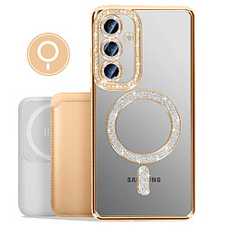Acheter Avizar Coque MagSafe pour Samsung Galaxy S25 - Strass Dorée