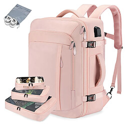 Sac à dos pour ordinateur en tissu oxford - Sac à dos polyvalent à grande capacité, couleur rose - 51×16×35 cm GÉNÉRIQUE Sac à dos pour ordinateur en tissu oxford - GÉNÉRIQUE Sac à dos polyvalent à grande capacité, couleur rose - 51×16×35 cm