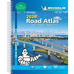 USA Canada Mexico 2026 Road Atlas A4Spiral