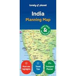 Lonely Planet India Planning Map
