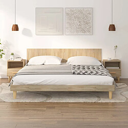 vidaXL Tables de chevet 2 pcs Chêne sonoma 40x35x47 cm