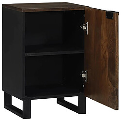 Avis vidaXL Meuble de Lavabo de Salle de Bain Noyer 38 x 33,5 x 58 cm