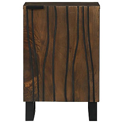 Acheter vidaXL Meuble de Lavabo de Salle de Bain Noyer 38 x 33,5 x 58 cm