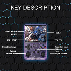 Avis R36S console 64 GO Violet