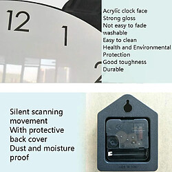 Acheter Yonis Horloge murale panda - Noir et blanc