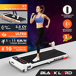 BLACK LORD Tapis de Course Électrique Tapis de Marche Incliné Amortisseurs Gym
