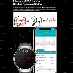 Avis Yonis Montre Connectée Acier Étanche ECG Bluetooth