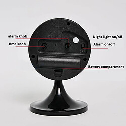 Yonis Horloge Rétro Verte Silencieuse Avec Lumière pas cher