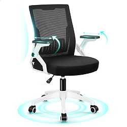 Alfordson fauteuil de bureau maille - Noir