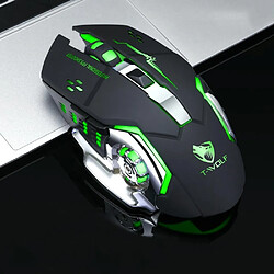 Yonis Souris Gamer Sans Fil RGB Ergonomique