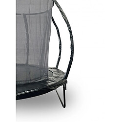 Jump4Fun Trampoline 10Ft ø 305cm noire avec Echelle, Protection et Filet de sécurité pas cher