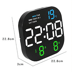 Yonis Horloge LED Multifonction Télécommande Intégrée pas cher