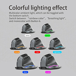 Yonis Souris ergonomique sans fil - Noire